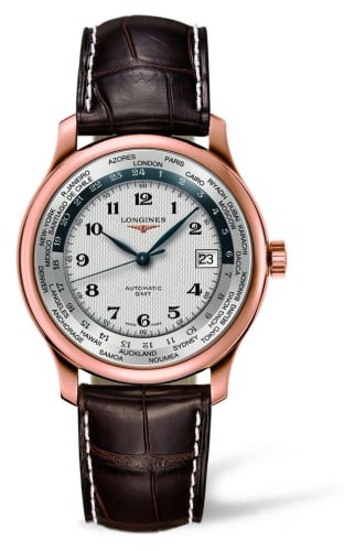 Longines Master Collection Worldtime Pink Gold