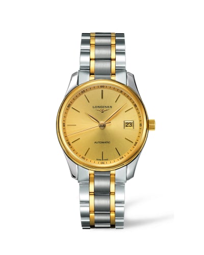 Longines Master Collection Date 36 Two Tone Gold Stick