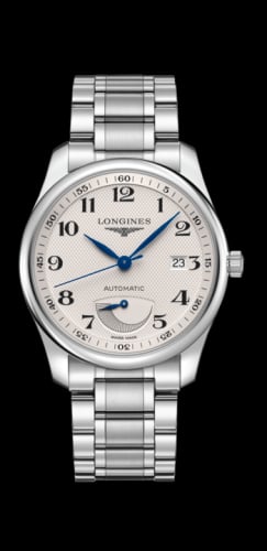 Longines Master Collection 40mm Power Reserve Stainless Steel / Silver-Arabic / Bracelet