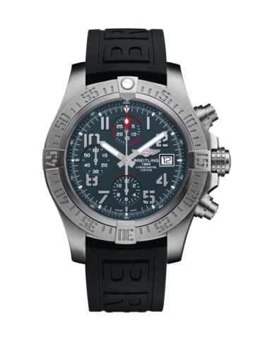 Breitling Avenger Bandit Titanium / Titanium Gray / Silver Hands / Rubber / Pin