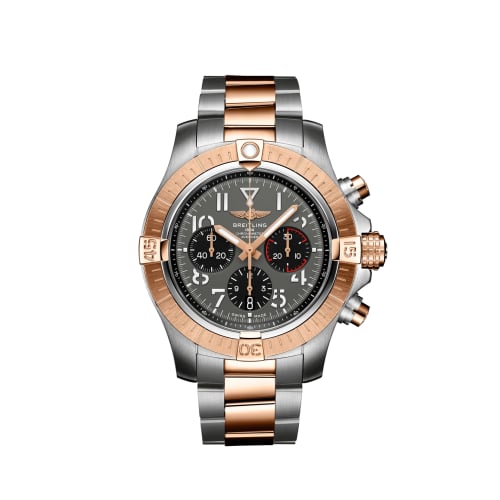 Breitling Avenger B01 Chronograph 45 Stainless Steel / Red Gold / Anthracite / Bracelet
