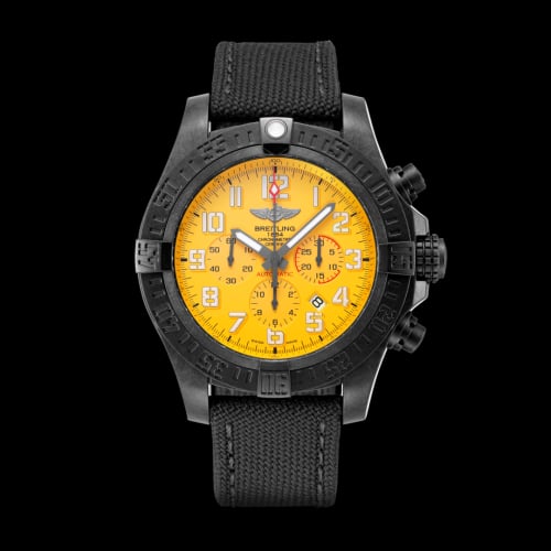 Breitling Avenger Hurricane 12H Breitlight / Cobra Yellow / Military / Pin