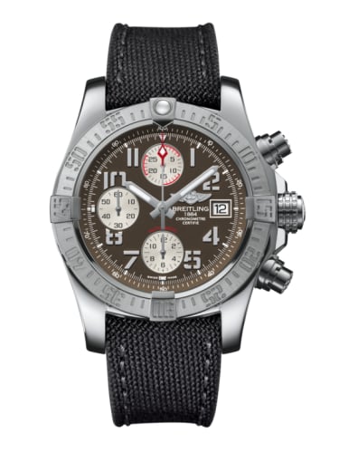 Breitling Avenger II Stainless Steel / Tungsten Gray / Military / Pin