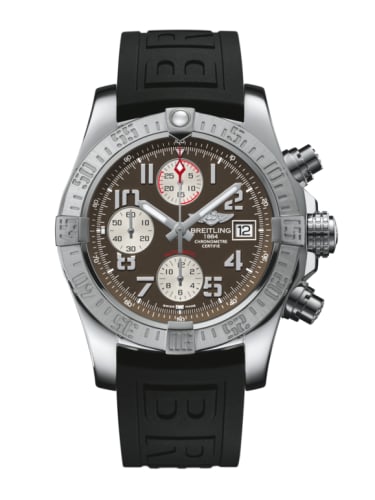 Breitling Avenger II Stainless Steel / Tungsten Gray / Rubber / Pin