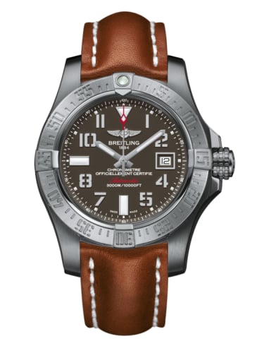 Breitling Avenger II Seawolf Stainless Steel / Tungsten Gray / Calf / Pin
