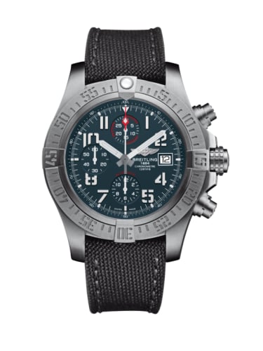 Breitling Avenger Bandit Titanium / Titanium Gray / White Hands / Military / Pin