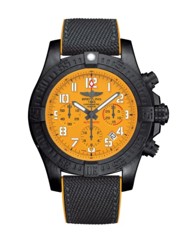Breitling Avenger Hurricane 45 Breitlight / Cobra Yellow / Military Rubber