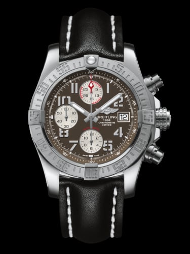 Breitling Avenger II Stainless Steel / Tungsten Gray / Calf / Pin