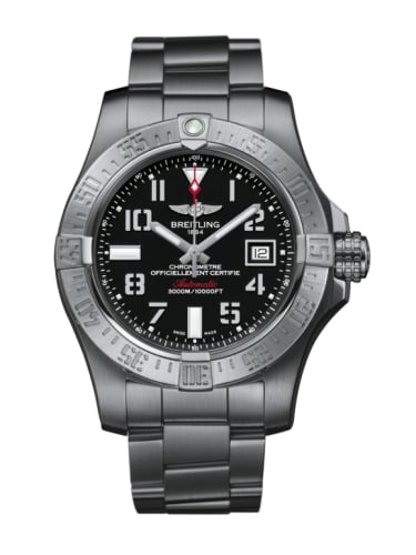 Breitling Avenger II Seawolf Stainless Steel / Volcano Black / Bracelet