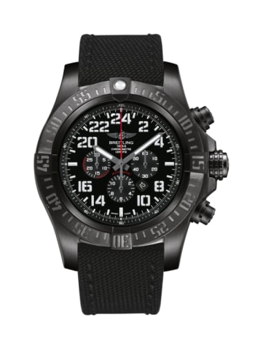Breitling Super Avenger II Military / Black Steel / Volcano Black / Military
