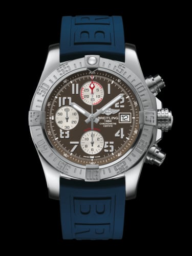Breitling Avenger II Stainless Steel / Tungsten Gray / Rubber / Folding