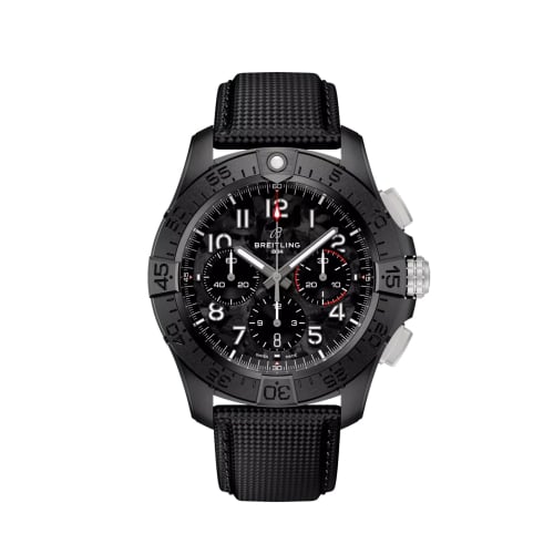 Breitling Avenger B01 Chronograph 44 Night Mission / Black / Strap