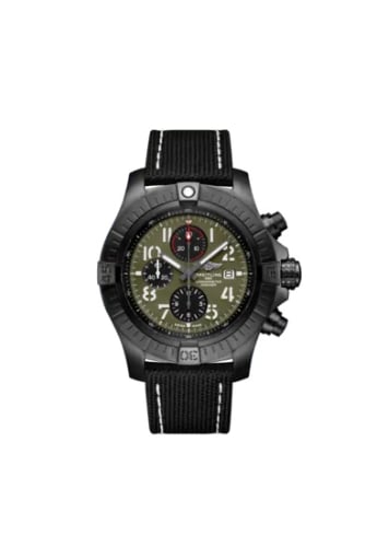 Breitling Avenger Chronograph 48 Night Mission / Green / Military / Pin