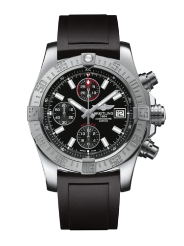 Breitling Avenger II Stainless Steel / Volcano Black / Rubber