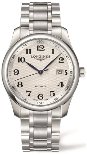 Longines Master Collection 40 Date Stainless Steel / Silver-Arabic / Bracelet