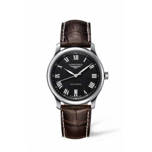 Longines Master Collection Date 38.5 Stainless Steel Black