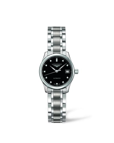 Longines Master Collection Date 25.5 Stainless Steel / Black / Bracelet