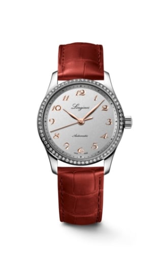 Longines Master Collection Date 34 Stainless Steel - Diamond / Silver