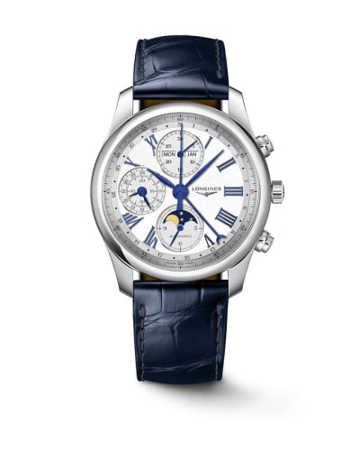 Longines Master Collection 40 Chronograph Calendar Stainless Steel / Silver