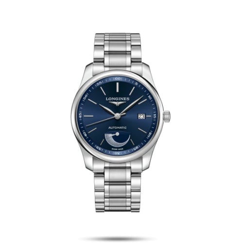 Longines Master Collection 40mm Power Reserve Stainless Steel / Blue / Bracelet