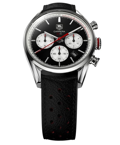 TAG Heuer Carrera CH80 Stainless Steel / Black / Calf
