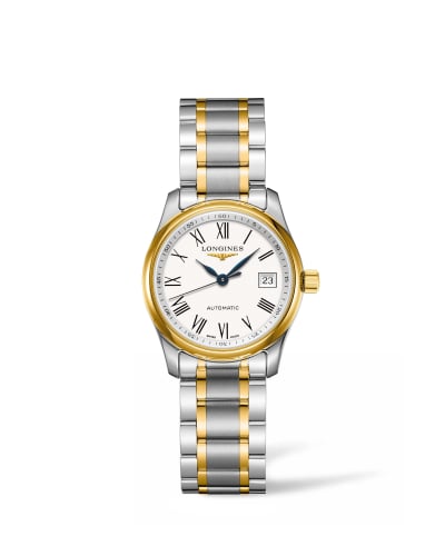 Longines Master Collection 29 Two Tone / White Roman