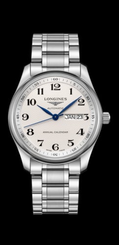 Longines Master Collection 40mm Annual Calendar Stainless Steel / Silver-Arabic / Bracelet