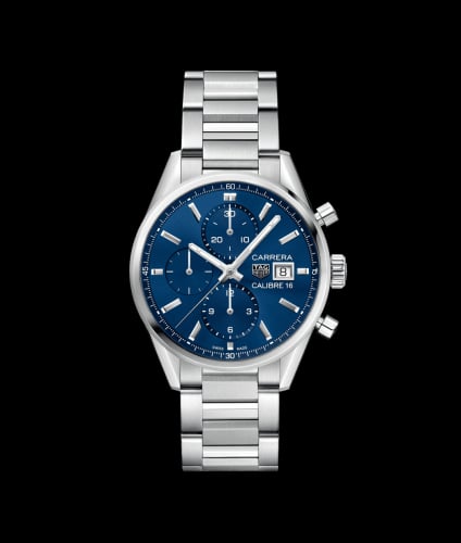 TAG Heuer Calibre 16 41 Stainless Steel / Blue / Bracelet