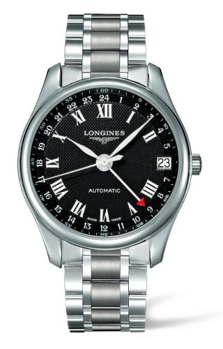 Longines Master Collection 42 24h Stainless Steel / Black-Arabic / Bracelet
