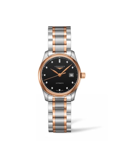 Longines Master Collection 29 Two Tone Rose / Black