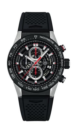 TAG Heuer Carrera Calibre Heuer 01 45 Stainless Steel / Skeleton / Rubber
