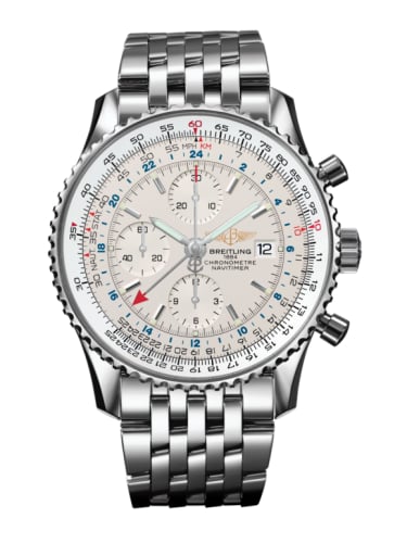 Breitling Navitimer World Stainless Steel / Silver / Bracelet