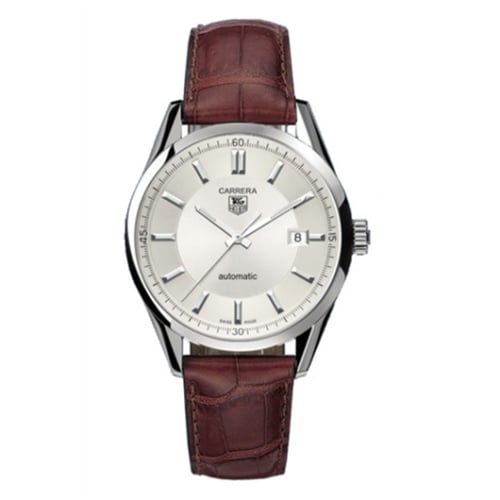 TAG Heuer Carrera Calibre 5 39 Stainless Steel / Silver / Alligator