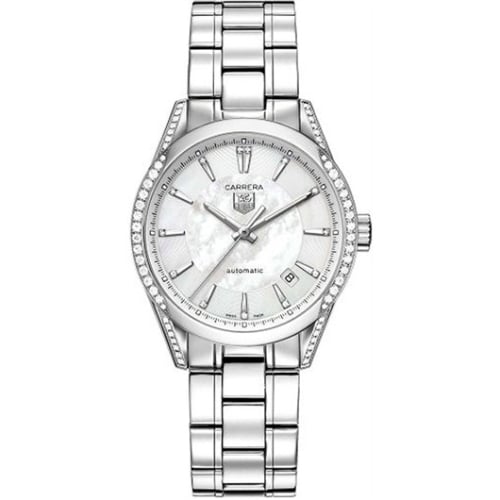 TAG Heuer Carrera Calibre 5 36 Stainless Steel / Diamond / MOP / Bracelet