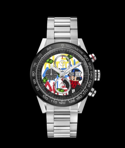 TAG Heuer Carrera Calibre Heuer 01 43 Stainless Steel / Black Ceramic / Alec Monopoly