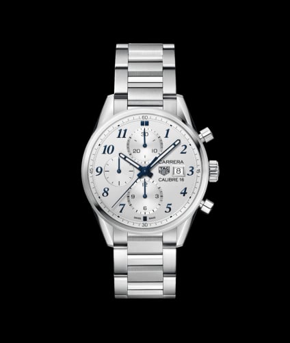 TAG Heuer Calibre 16 41 Stainless Steel / Silver Heritage / Bracelet