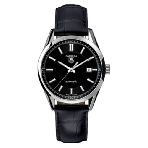 TAG Heuer Carrera Calibre 5 39 Stainless Steel / Black / Alligator