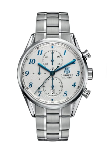 TAG Heuer Carrera Calibre 1887 41 Stainless Steel / Silver - Heritage / Bracelet