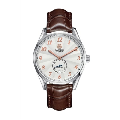 TAG Heuer Carrera Calibre 6 39 Heritage Stainless Steel / Silver / Alligator