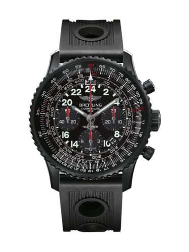 Breitling Cosmonaute Blacksteel / Black / Rubber / Folding