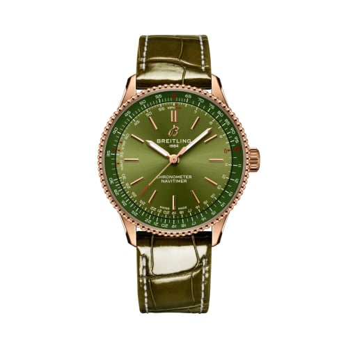 Breitling Navitimer Automatic 36 Red Gold / Green