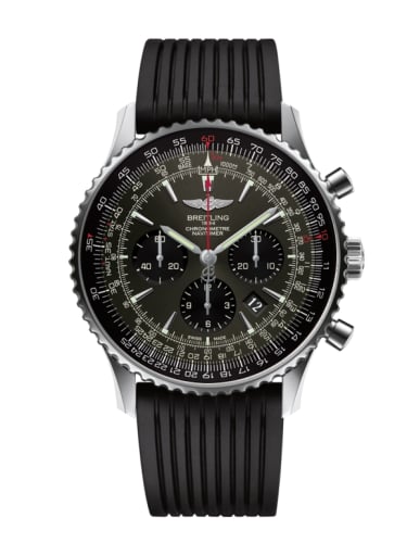 Breitling Navitimer 01 46 Stainless Steel / Stratos Grey / Rubber