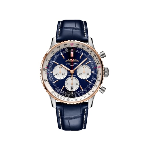 Breitling Navitimer B01 Chronograph 43 Stainless Steel - Red Gold / Aeromexico