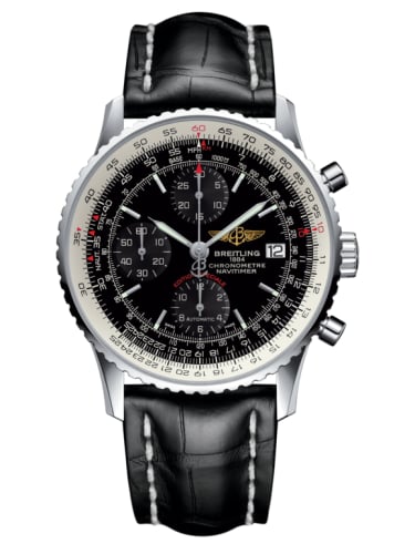 Breitling Navitimer Heritage Stainless Steel / Black / Croco