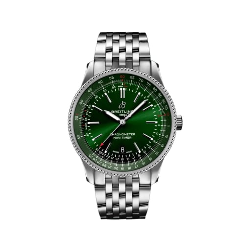 Breitling Navitimer Automatic 41 Automatic Stainless Steel / Green / Bracelet