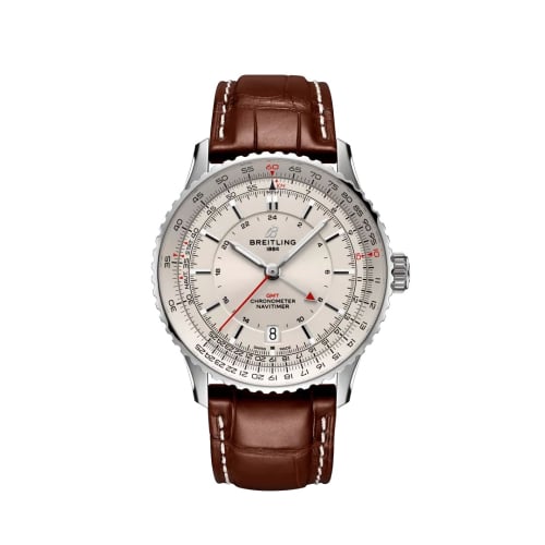 Breitling Navitimer GMT 41 Automatic Stainless Steel / Silver