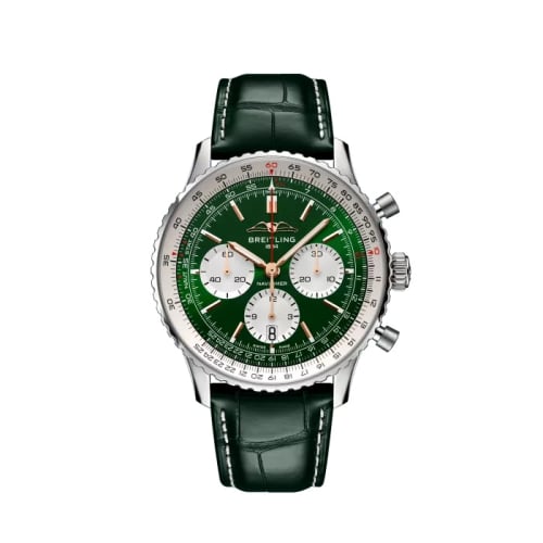 Breitling Navitimer B01 Chronograph 43 Stainless Steel / Green / Boutique Edition