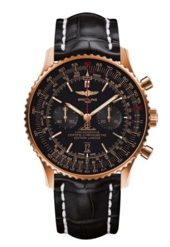 Breitling Navitimer 01 46 Red Gold / Black / Croco