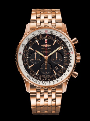 Breitling Navitimer 01 46 Red Gold / Black / Bracelet