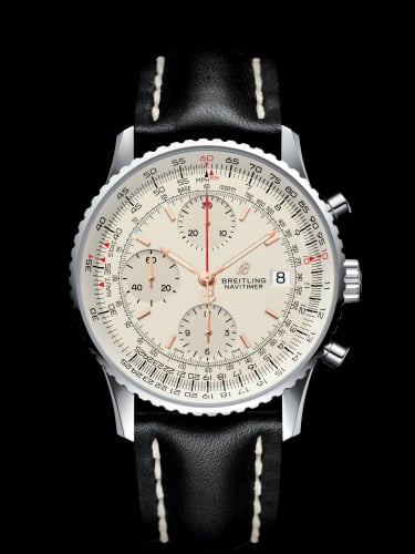 Breitling Navitimer 1 Chronograph 41 Stainless Steel / Silver / Calf / Folding
